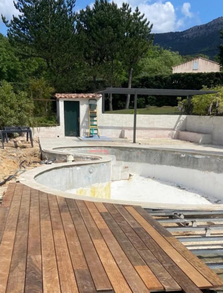 Rénovation Piscine en PVC, armé à Trets